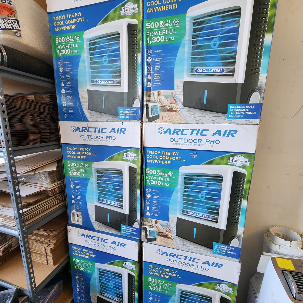 1300 CFM 3-Speed Settings Portable Evaporative Air Cooler 1300 CFM 3-Speed Settings Portable Evaporative Air Cooler